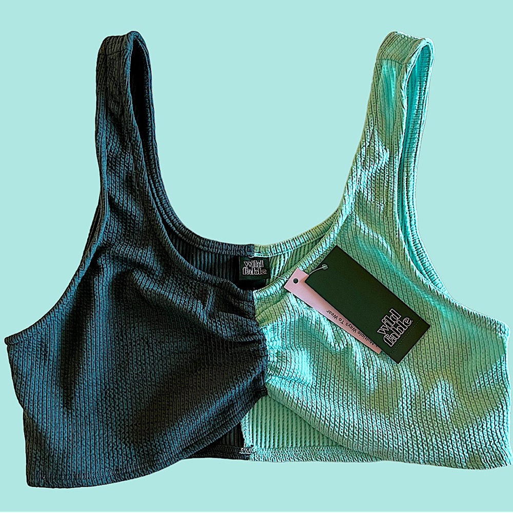 Wild Fable Two Tone Crop Top